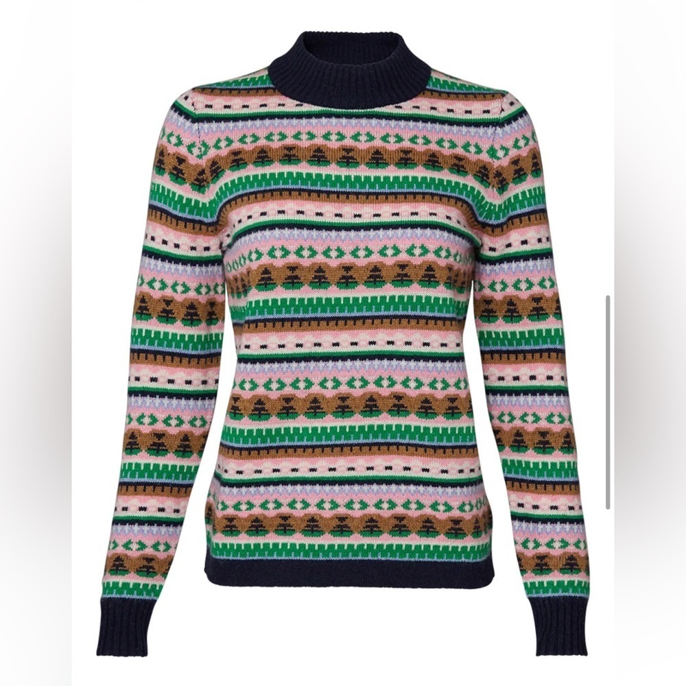 J. Crew Kris All Over Fair Isle Sweater XXS - Picture 4 of 9